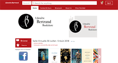 Desktop Screenshot of librairiebertrand.com